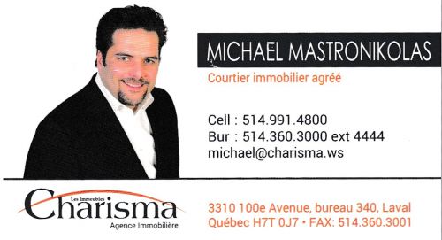 Immeubles Charisma - Michael Mastronikolas à Laval